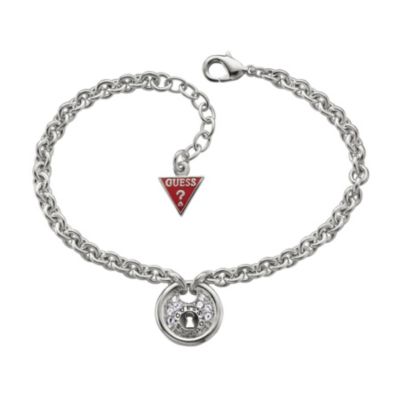 Guess Adjustable Stone Set Padlock Small Bracelet - Product number 9653902