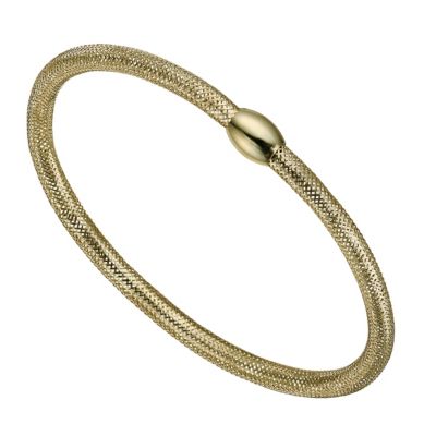 H Samuel Slave 9ct Gold Stretch Bangle