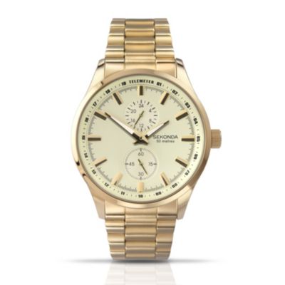 Sekonda Men's Gold-Plated Bracelet Watch - Product number 9656243