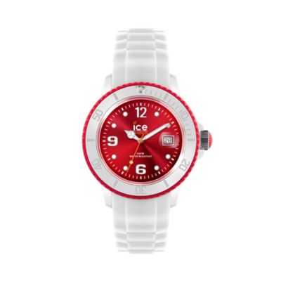 Ice-Watch Ice White Red Men's Silicone Strap Watch - Product number 9659757