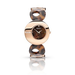 Seksy Ladies' Tortoiseshell Bracelet Watch