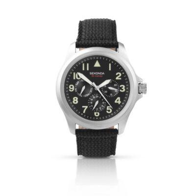 Sekonda Men's Black Strap Watch - Product number 9660313