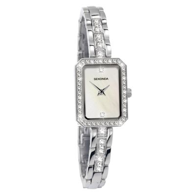 Sekonda Ladies' Stone Set Mother Of Pearl Bracelet Watch - Product number 9660488