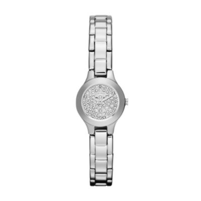 DKNY ladies' stainless steel stone set bracelet watch - Product number 9662812