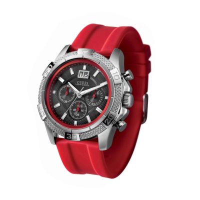 Guess Limited Edition Red Strap Watch - Product number 9664653