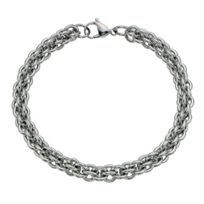 Stainless Steel Fancy Interlink Bracelet - Product number 9667040