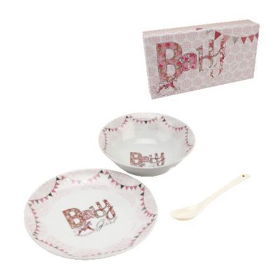 Baby Girl Breakfast Set