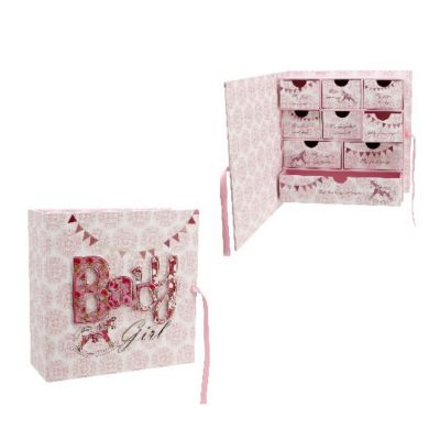 Baby Girl Keepsake Box