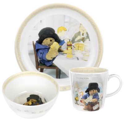 H Samuel Paddington Bear Three Piece Set