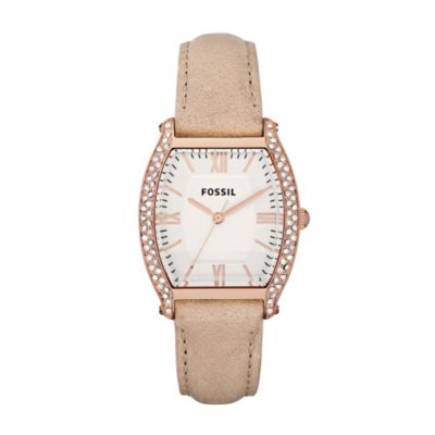 Fossil Ladies' Stone Set Silver Dial Strap Watch - Product number 9673709
