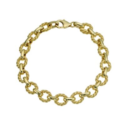 Together Bonded Twist Oval & Link Bracelet 7.5" - Product number 9684123