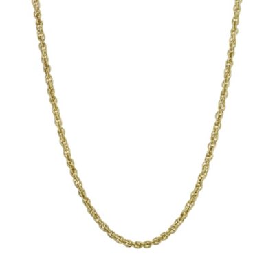 Together Bonded Silver & 9ct Gold Fancy Chain 18" - Product number 9687556
