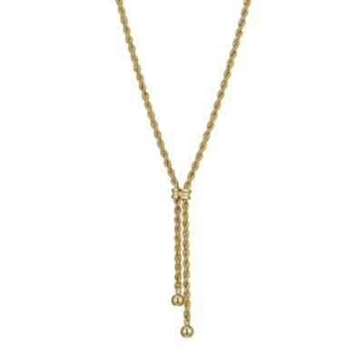 Together Bonded Silver and 9ct Gold Fancy Rope