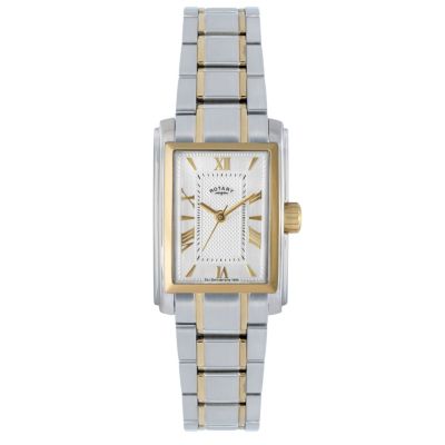 Rotary Ladies' Gold Plated Two Colour Bracelet Watch - Product number 9687971