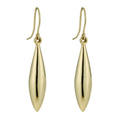 Bonded Together Silver & 9ct Yellow Gold Pindrop Earrings