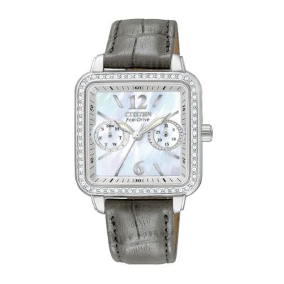 Citizen Eco Drive Ladies' Silhouette Crystal Strap Watch - Product number 9689540