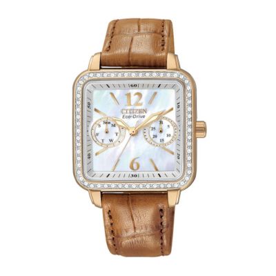 Citizen Eco Drive Ladies' Silhouette Crystal Strap Watch - Product number 9689567