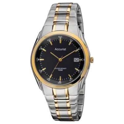 Accurist Men's Two Tone Bracelet Watch - Product number 9689680