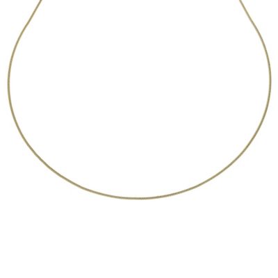 Together Bonded Silver & 9ct Yellow Gold 20" Curb Chain - Product number 9690115