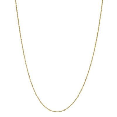 Together Bonded Silver & 9ct Yellow Gold 18" Chain - Product number 9690727