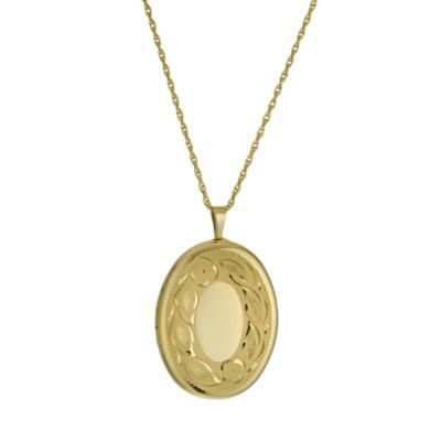 Together Silver and 9ct Yellow Gold Oval Locket