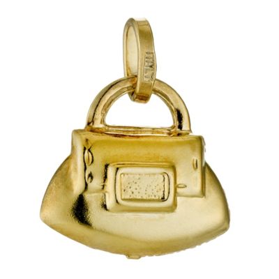 Bonded Silver and 9ct Gold Handbag Charm