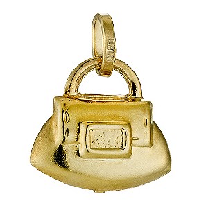 Bonded Silver and 9ct Gold Handbag Charm