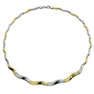 Together Bonded Silver & Gold Collar Necklace