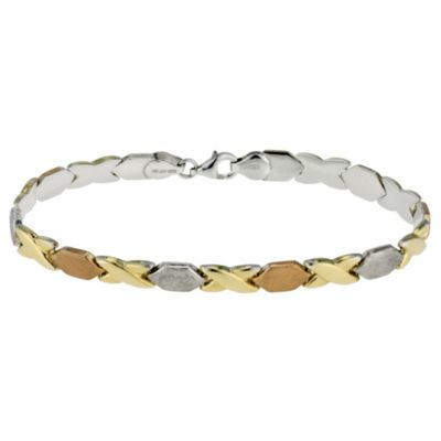 Together Bonded Silver & Gold Kiss Bracelet - Product number 9694145