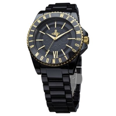 Vivienne Westwood ladies' black ceramic bracelet watch - Product number 9694390