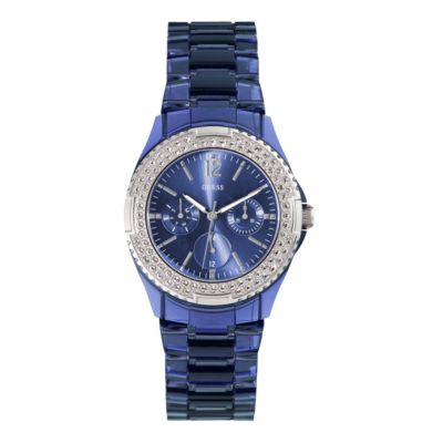 Guess Ladies' Crystal Blue Bracelet Watch - Product number 9695001