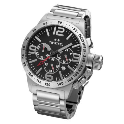 TW Steel black dial stainless steel bracelet watch - Product number 9696911