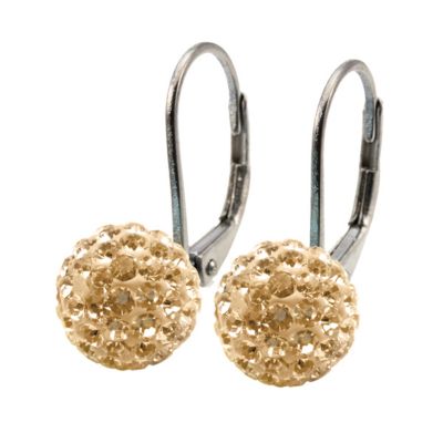 Tresor Paris Chablis gold crystal ball drop earrings - Product number 9703993