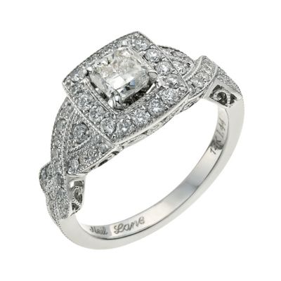 Neil Lane 14ct white gold 1.44 carat diamond cluster ring - Product number 9706712