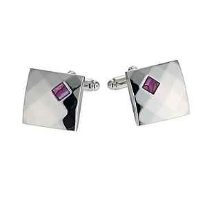 Domed Red Abalone Cufflinks