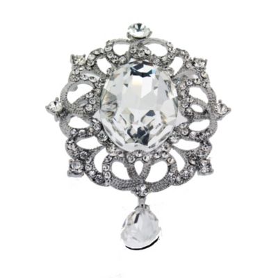 Large Crystal Drop Brooch - Product number 9718222