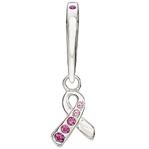 Chamilia Breast Cancer Ribbon Bead