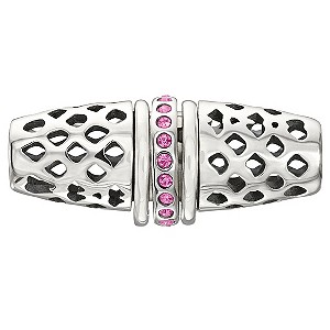 Chamilia Ellipse Pink Python Bead