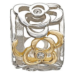 Chamilia Field Of Gold Swarovski Element Bead