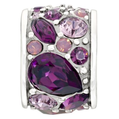 Chamilia Mosaic Purple Swarovski Element Bead