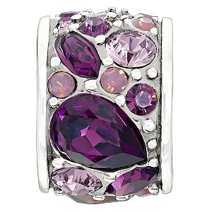 Chamilia Mosaic Purple Swarovski Element Bead