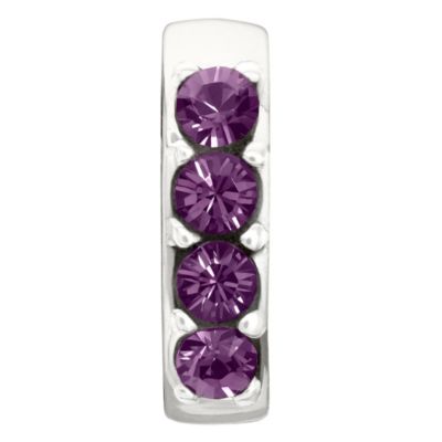 Chamilia Simple Elegance Purple Swarovski Element Bead - Product number 9723994
