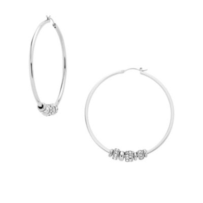 DKNY Crystal Bead Hoop Earrings - Product number 9724125