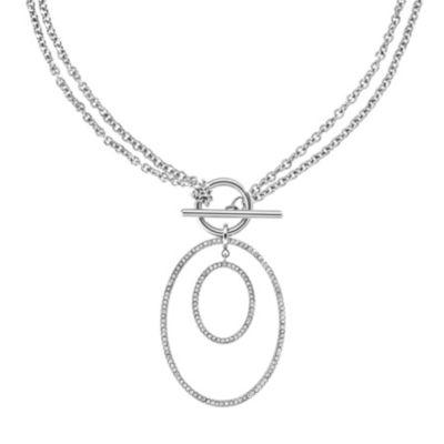 DKNY Double Hoop Pendant Necklace - Product number 9724230