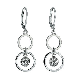 Radiance With Swarovski Crystal Circle Drop Earrings