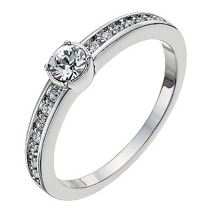 Radiance With Swarovski Crystal Elements Solitaire Ring N