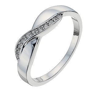 Radiance With Swarovski Crystal Elements Crossover Ring P