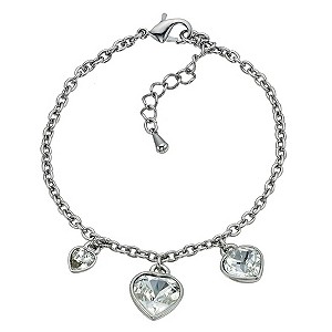 Radiance With Swarovski Crystal Heart Charm Bracelet