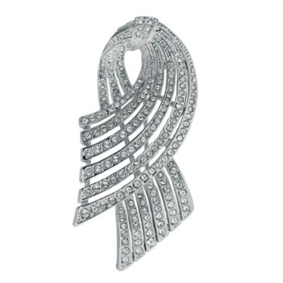 Radiance With Swarovski Crystal Organic Brooch