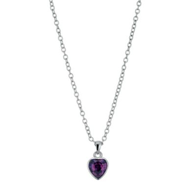 Radiance With Purple Swarovski Crystal Heart PendantRadiance With Purple Swarovski Crystal Heart Pen